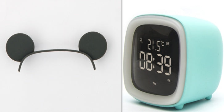 Rechargeable Alarm Clock Night Light Digital Electronic Clock