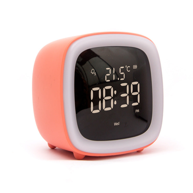 Rechargeable Alarm Clock Night Light Digital Electronic Clock