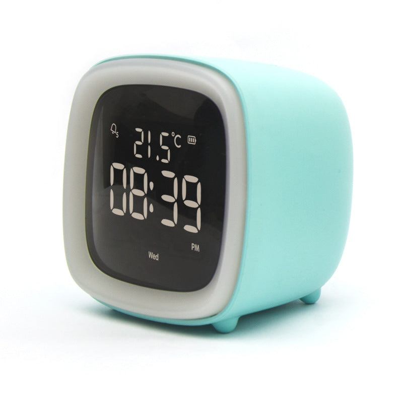 Rechargeable Alarm Clock Night Light Digital Electronic Clock