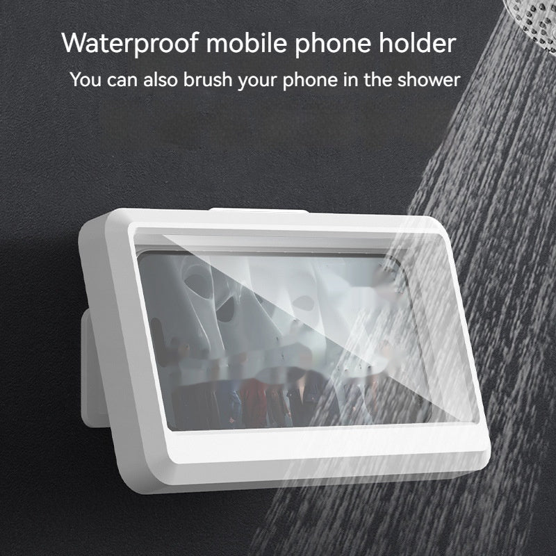 Bathroom Waterproof 360-degree Rotating Punch-free Bath Binge