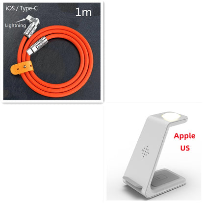 3 In 1 Fast Charging Station Wireless Charger Stand Wirele