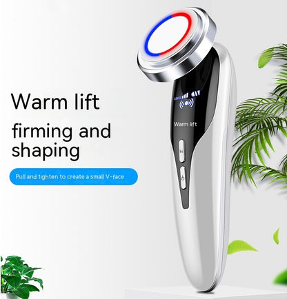 Red Blu-ray Cosmetic Instrument Massage Inductive Therapeutical Instrument