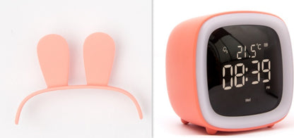 Rechargeable Alarm Clock Night Light Digital Electronic Clock